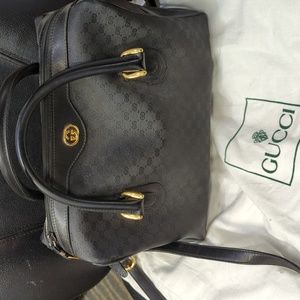 Vintage Gucci Micro G Boston Bag